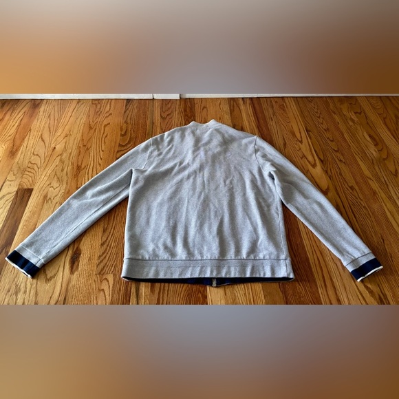 Izod Lacoste Light Gray Zip-Up Jacket - XL - EUC - Picture 11 of 11